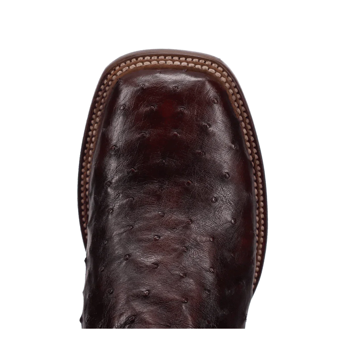 Dan Post Men's Black Cherry Alamosa Ostrich Exotic Western Boots DP5012 - Image 6
