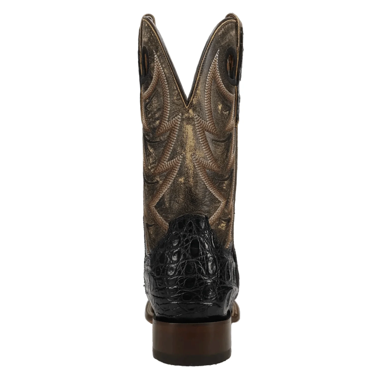 Dan Post Men's Black Marsh Caiman Exotic Western Boots DP5240 - Image 4