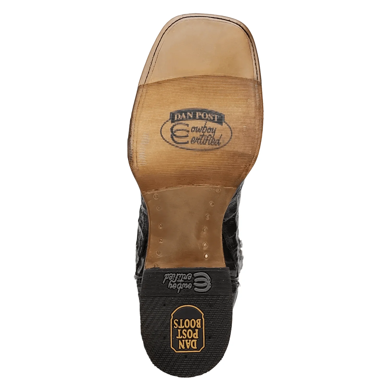 Dan Post Men's Black Marsh Caiman Exotic Western Boots DP5240 - Image 7