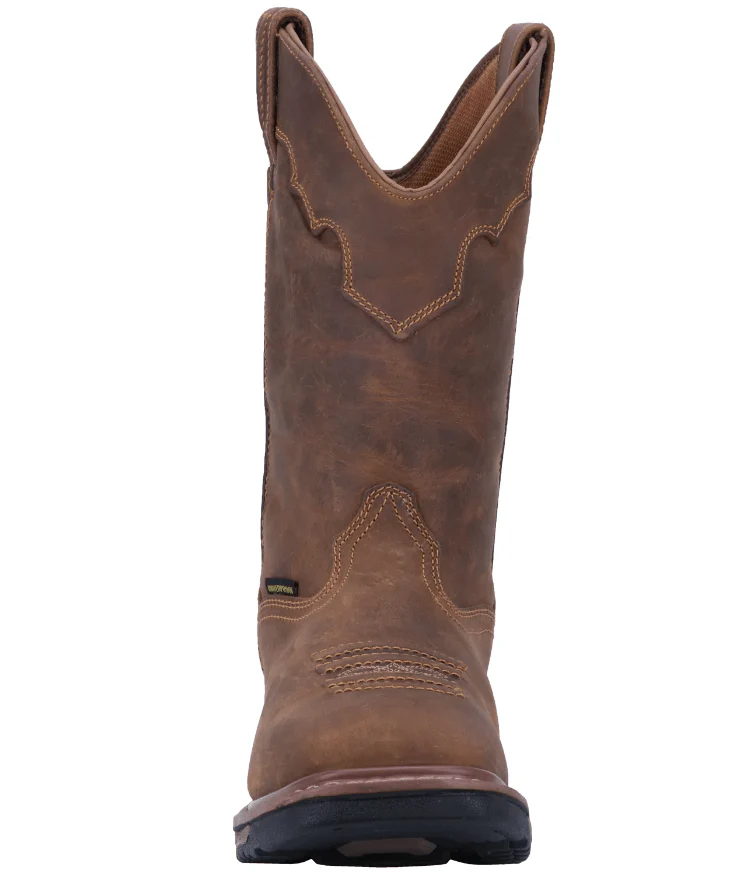 Dan Post Men's Blayde Saddle Tan Waterproof Steel Toe Leather Work Boots DP69482 - Image 3
