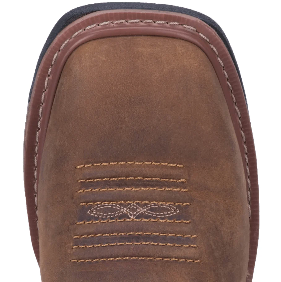 Dan Post Men's Blayde Saddle Tan Waterproof Work Boots DP69402 - Image 2