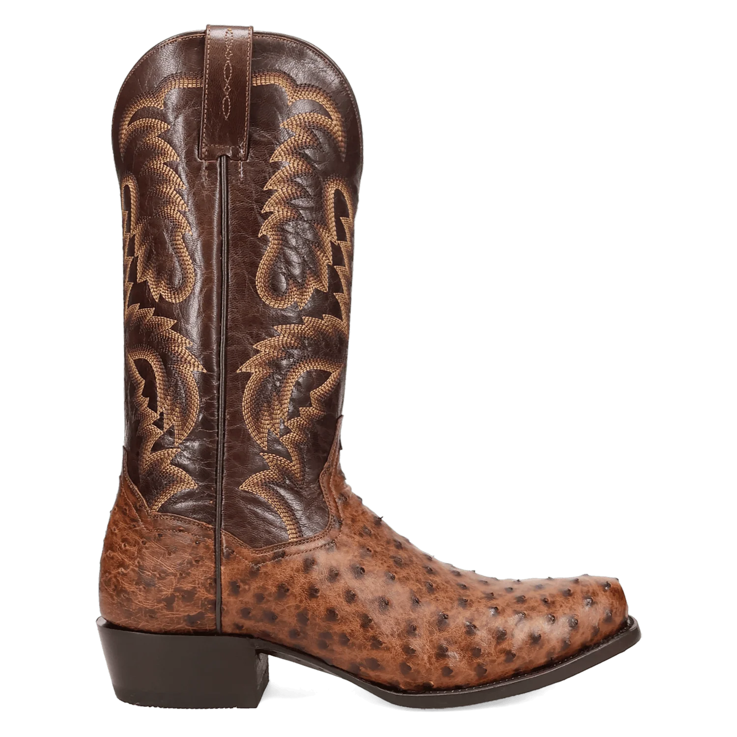 Dan Post Men's Brass Marco Full Quill Ostrich Exotic Boots DP7063 - Image 2