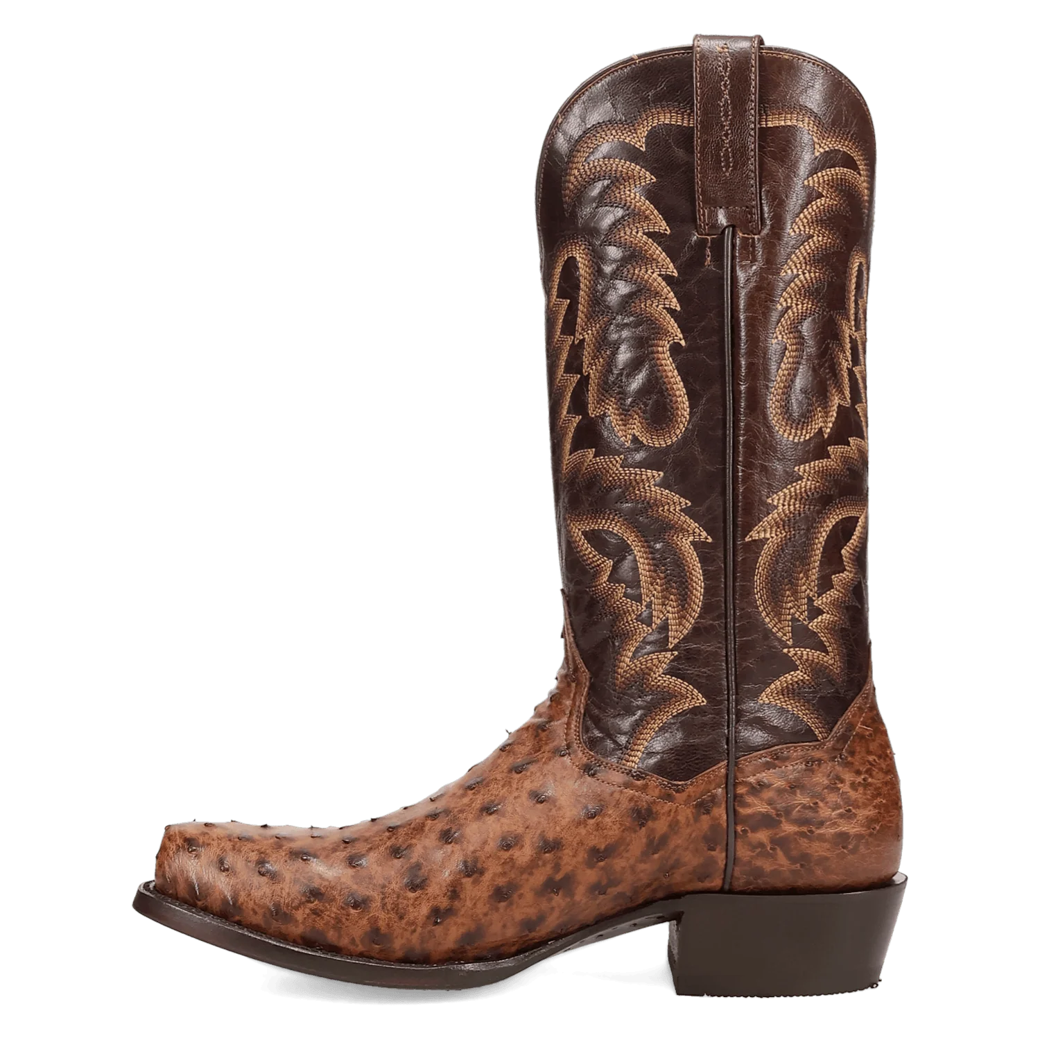 Dan Post Men's Brass Marco Full Quill Ostrich Exotic Boots DP7063 - Image 3