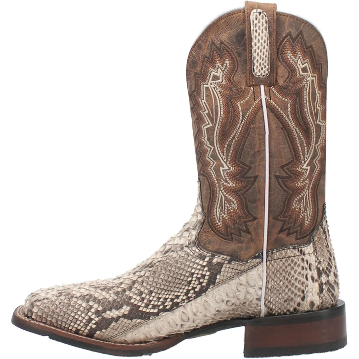 Dan Post Men's Brutus Natural/Brown Python Cowboy Boots DP4917 - Image 5