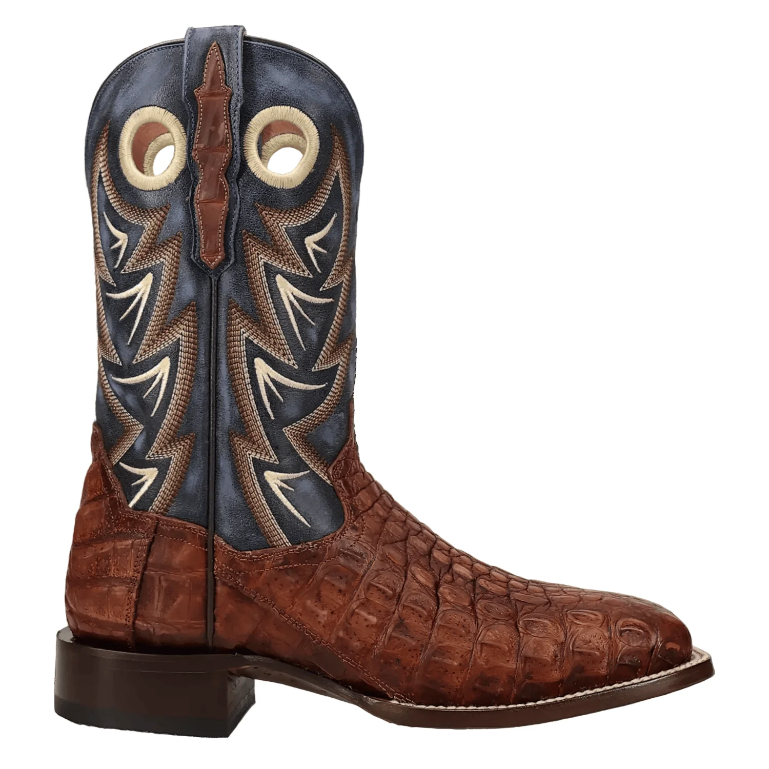 Dan Post Men's Cognac Marsh Caiman Exotic Western Boots DP5239 - Image 2