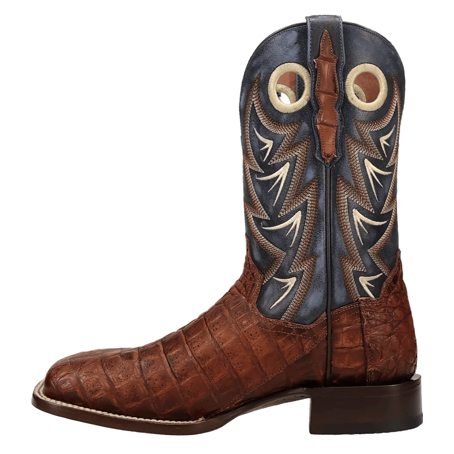 Dan Post Men's Cognac Marsh Caiman Exotic Western Boots DP5239 - Image 3
