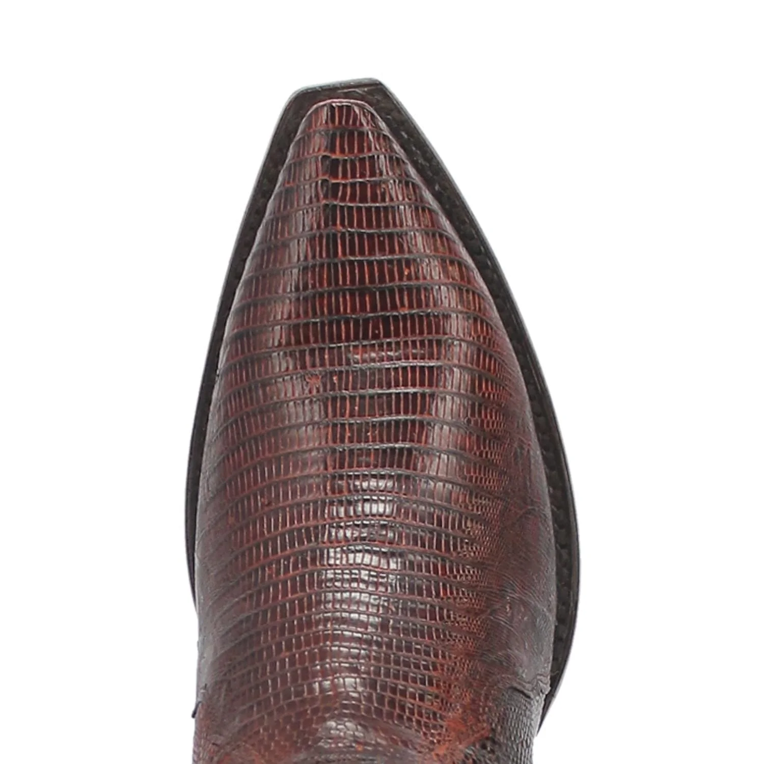 Dan Post Men's Hearst Cognac Lizard Snip Toe Exotic Western Boots DP3078 - Image 6