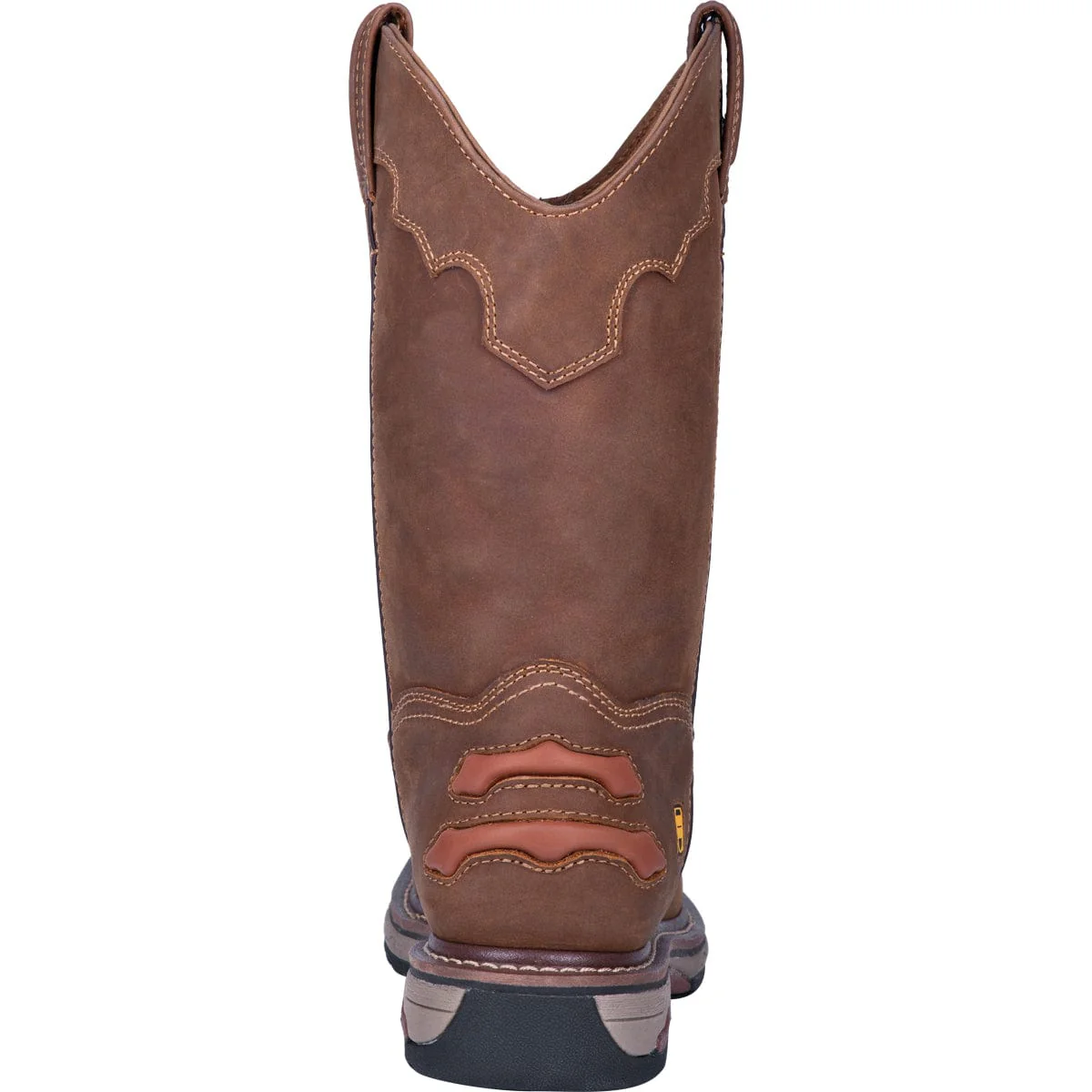 Dan Post Men's Journeyman Saddle Brown Waterproof Work Boots DP69502 - Image 4