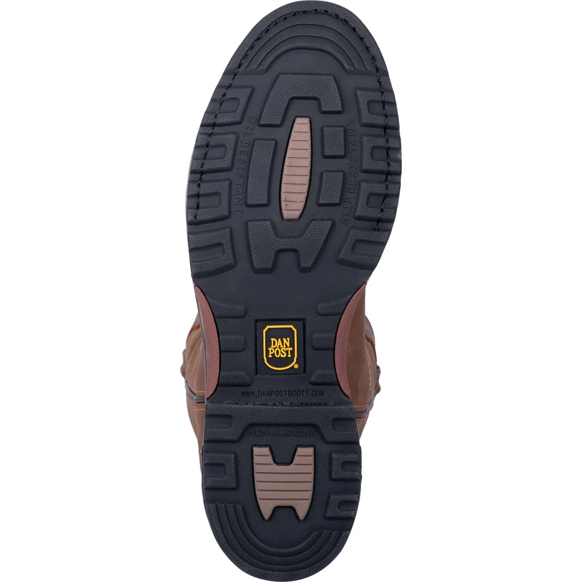 Dan Post Men's Journeyman Saddle Brown Waterproof Work Boots DP69502 - Image 7
