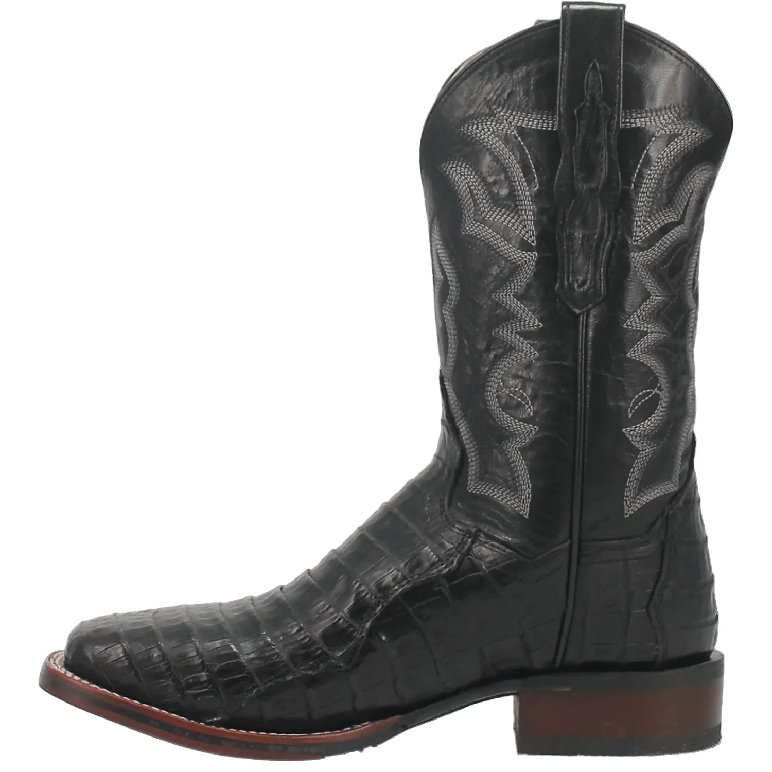 Dan Post Men's Kingsly Black Caiman Exotic Boots DP4805 - Image 3
