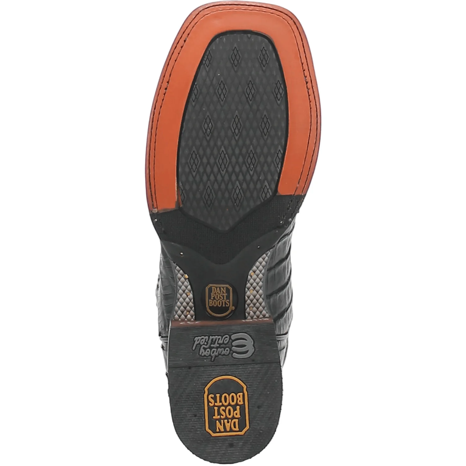 Dan Post Men's Kingsly Black Caiman Exotic Boots DP4805 - Image 7