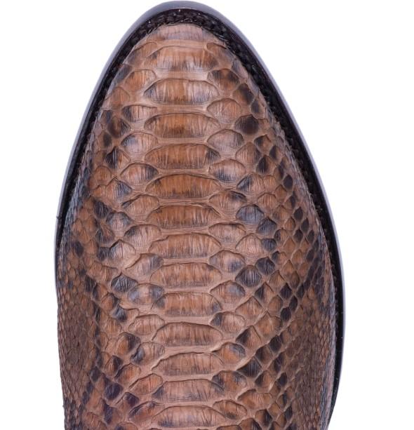Dan Post Men's Manning Chocolate Brown Python Exotic Western Boots DP3037 - Image 5