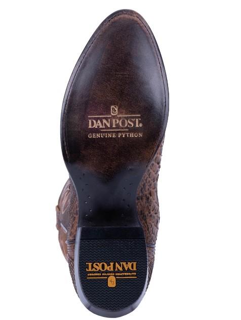 Dan Post Men's Manning Chocolate Brown Python Exotic Western Boots DP3037 - Image 6