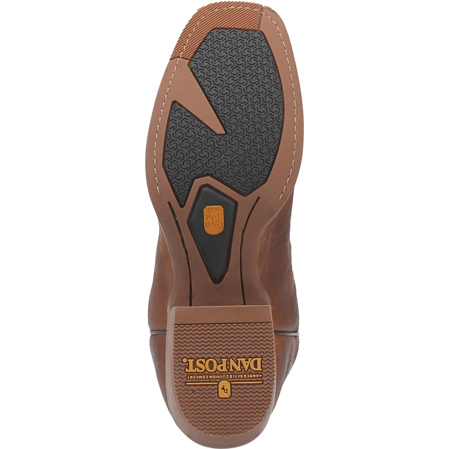 Dan Post Men's Richland Saddle Leather Western Boots DP3393 - Image 7