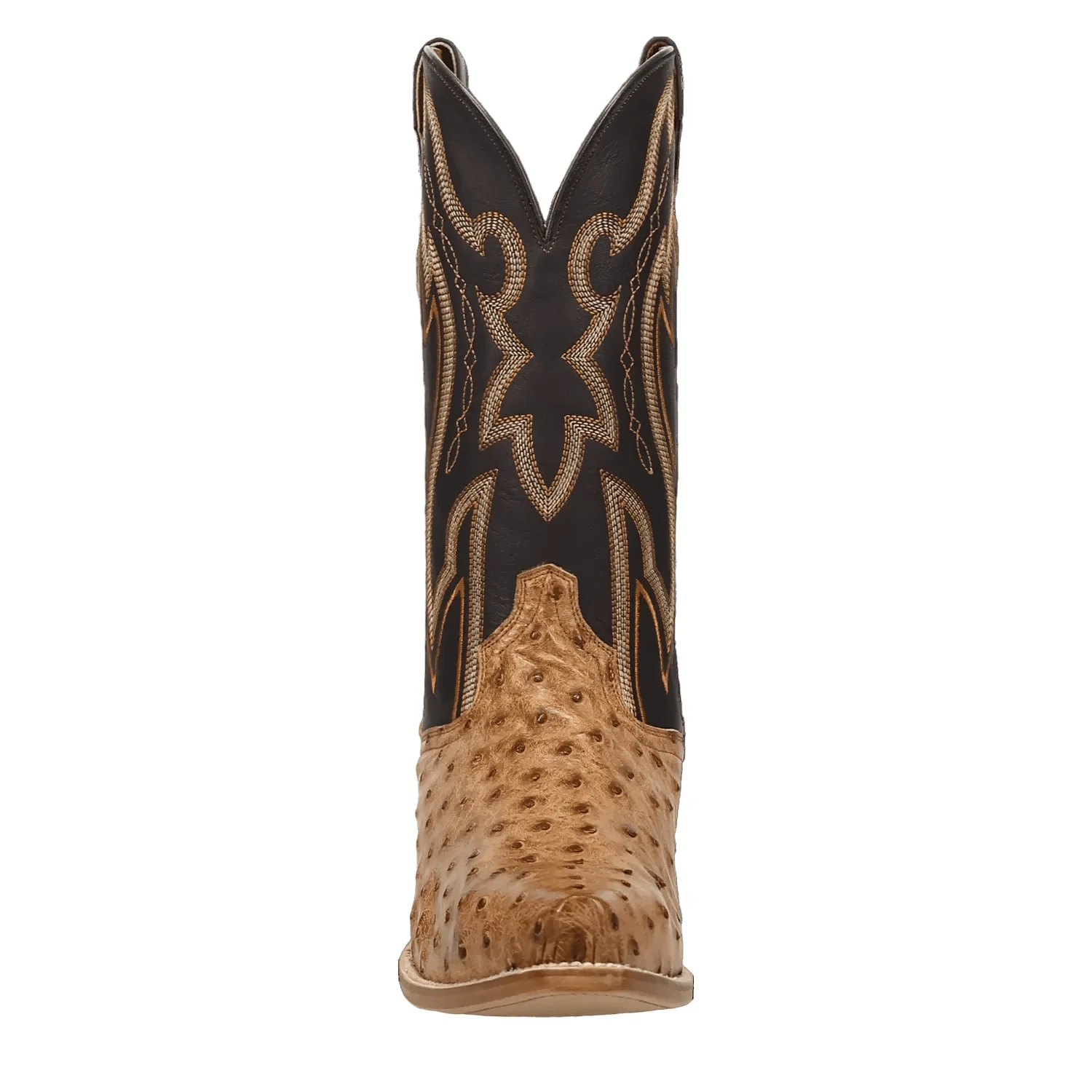 Dan Post Men's Tan Grit Full Quill Ostrich Exotic Boots DP7121 - Image 5