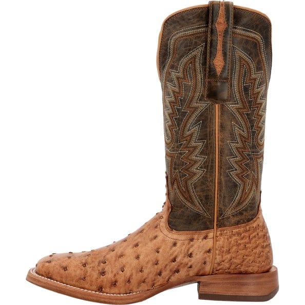 Durango Men's PRCA Full Quill Ostrich Square Toe Exotic Western Boots DDB0472 - Image 3