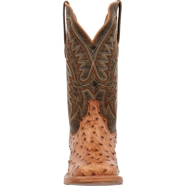 Durango Men's PRCA Full Quill Ostrich Square Toe Exotic Western Boots DDB0472 - Image 5