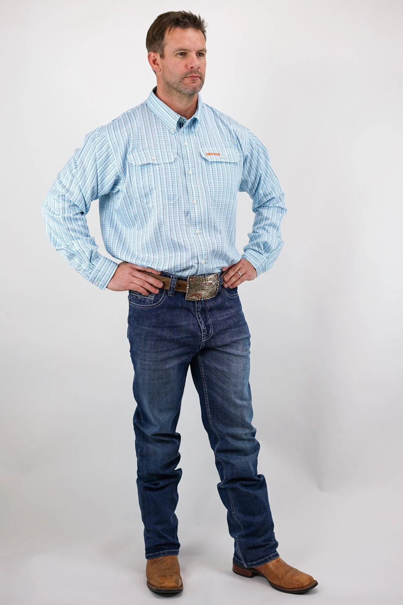 Denim Jeans - Badlands Fit - STRETCH Fabric, Slim, Low-Rise, Straight Leg, Boot Cut (Mid Wash & Faded)