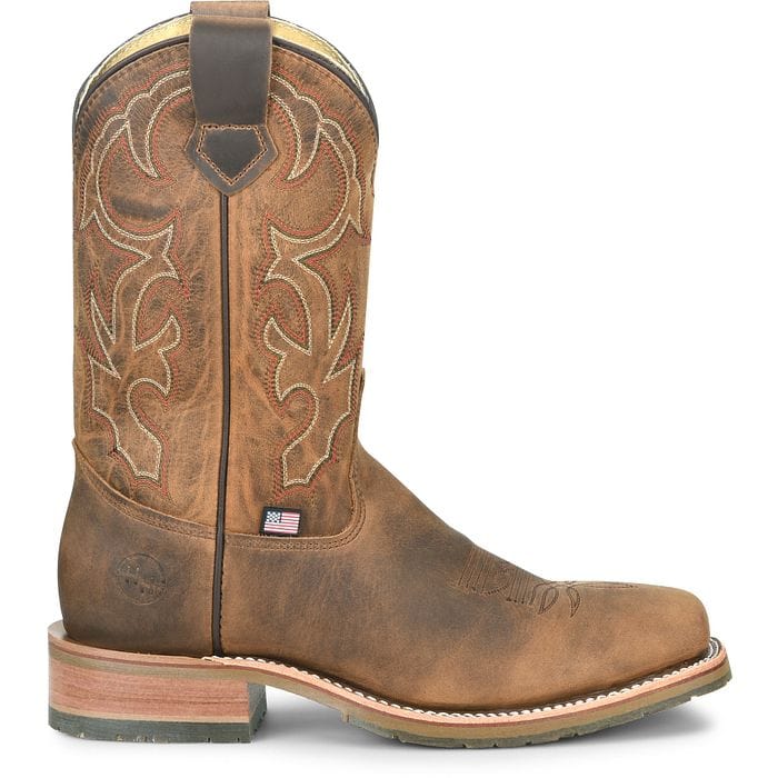 Double H Men's Anton Brown Steel Toe Work Boots DH4637 - Image 2