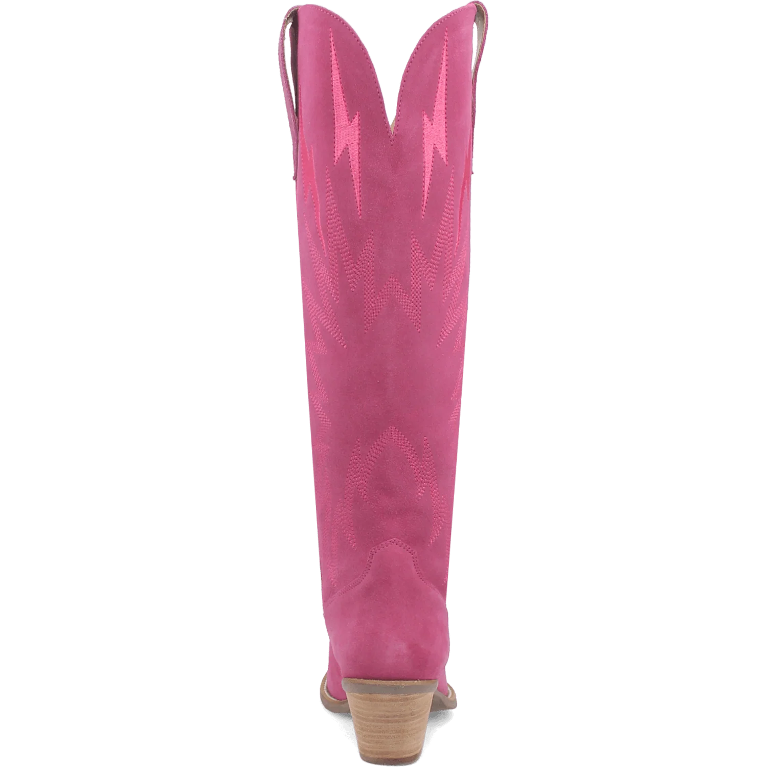 Dingo Women's Thunder Road Leather Pink Boots DI597 - Image 4