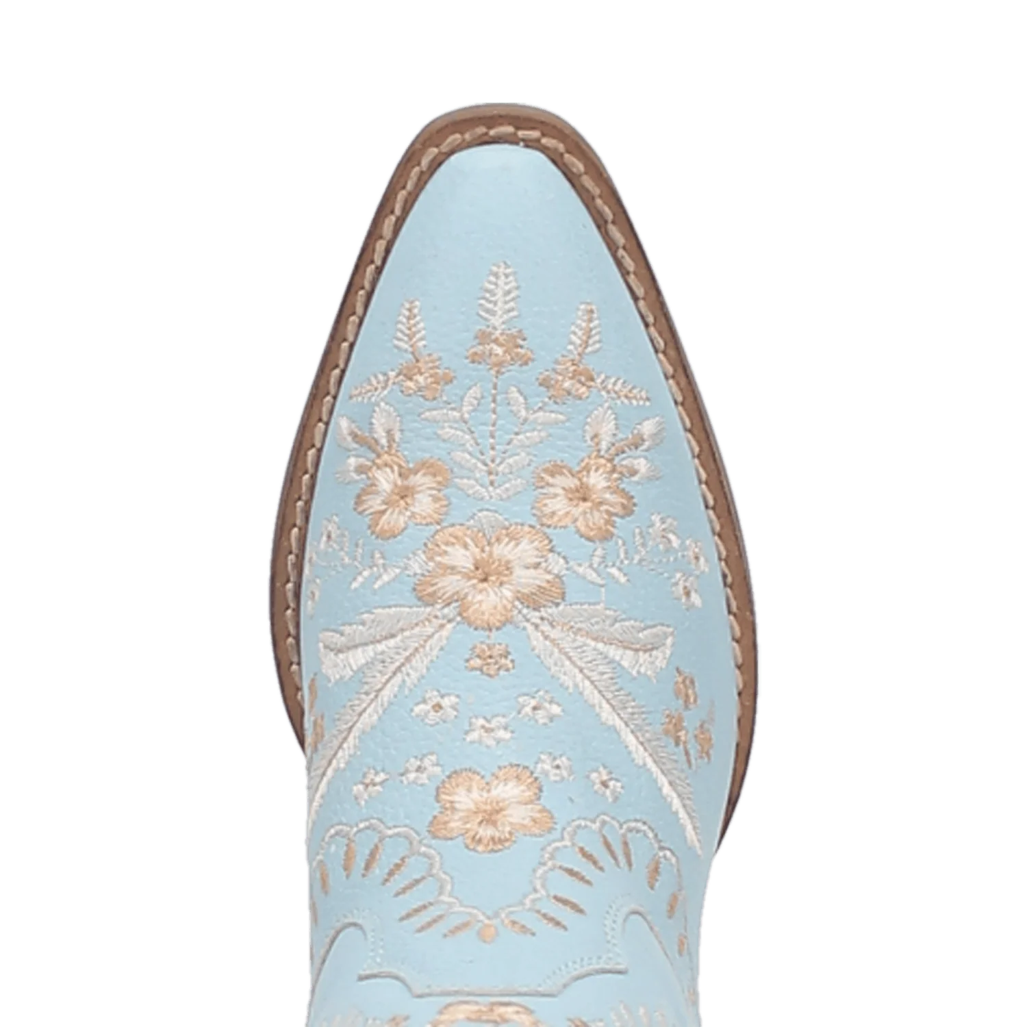 Dingo Women’s Primrose Blue Floral Ankle Western Booties DI 748 - Image 4