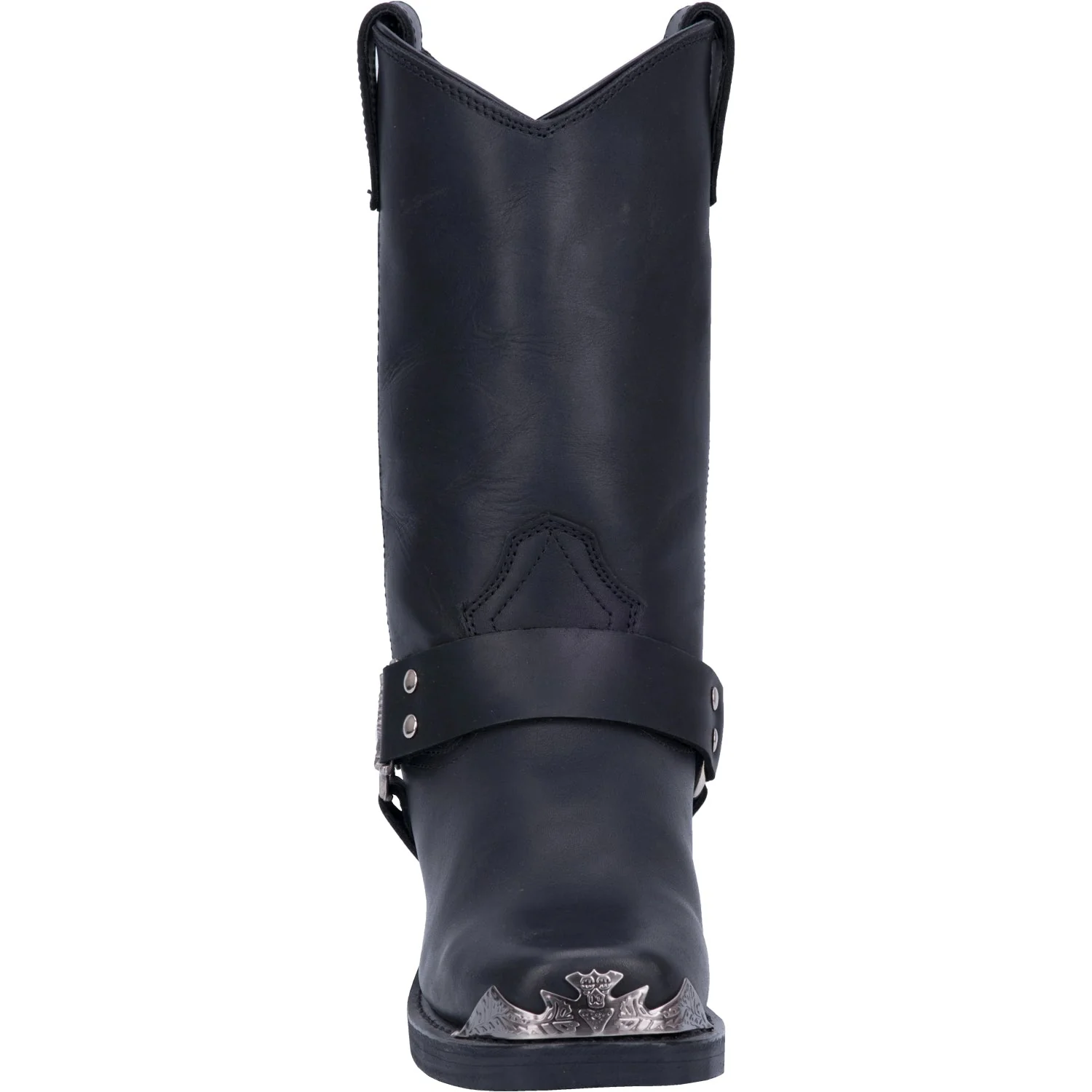 Dingo Men's Chopper Black Leather Harness Boots DI19053 - Image 4