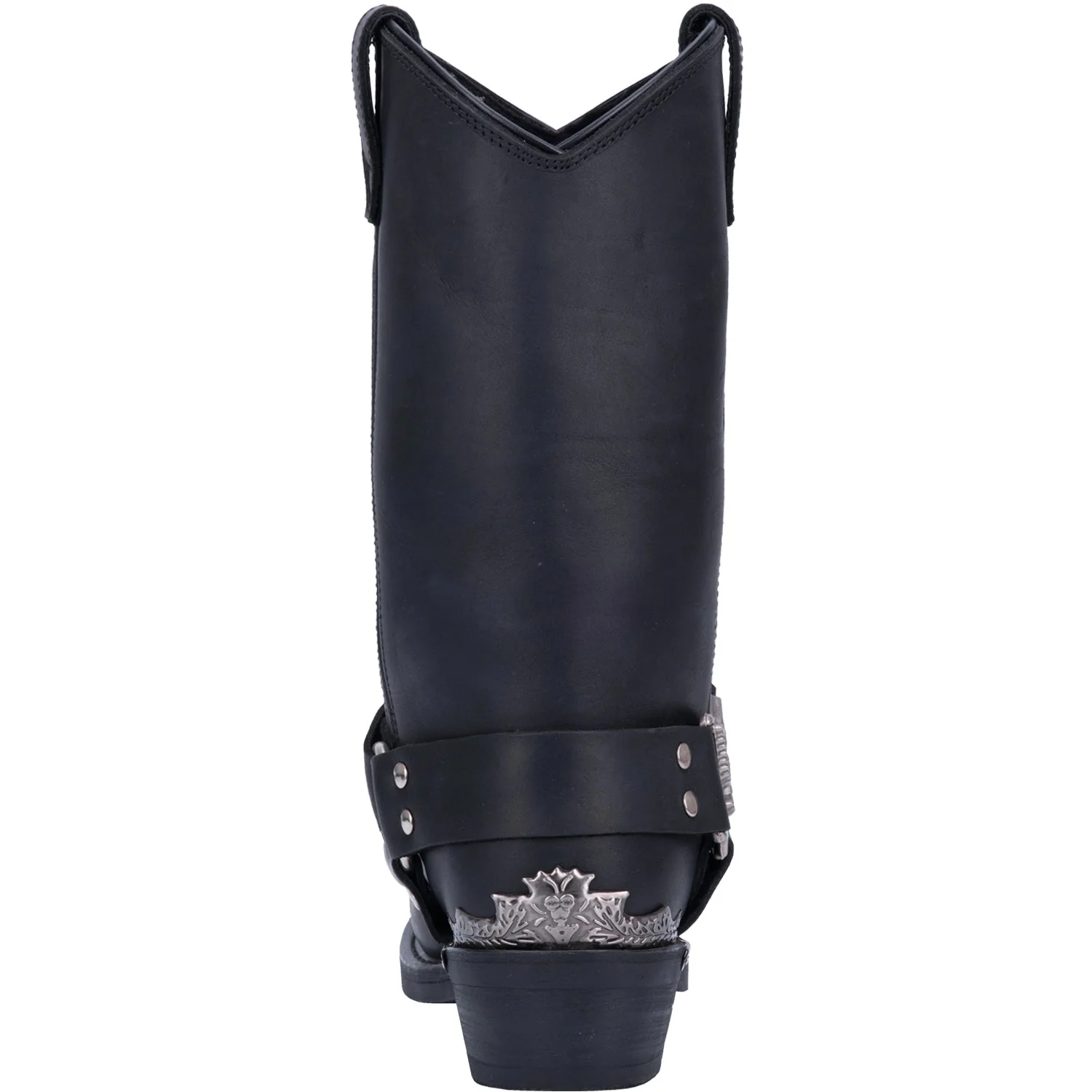 Dingo Men's Chopper Black Leather Harness Boots DI19053 - Image 6