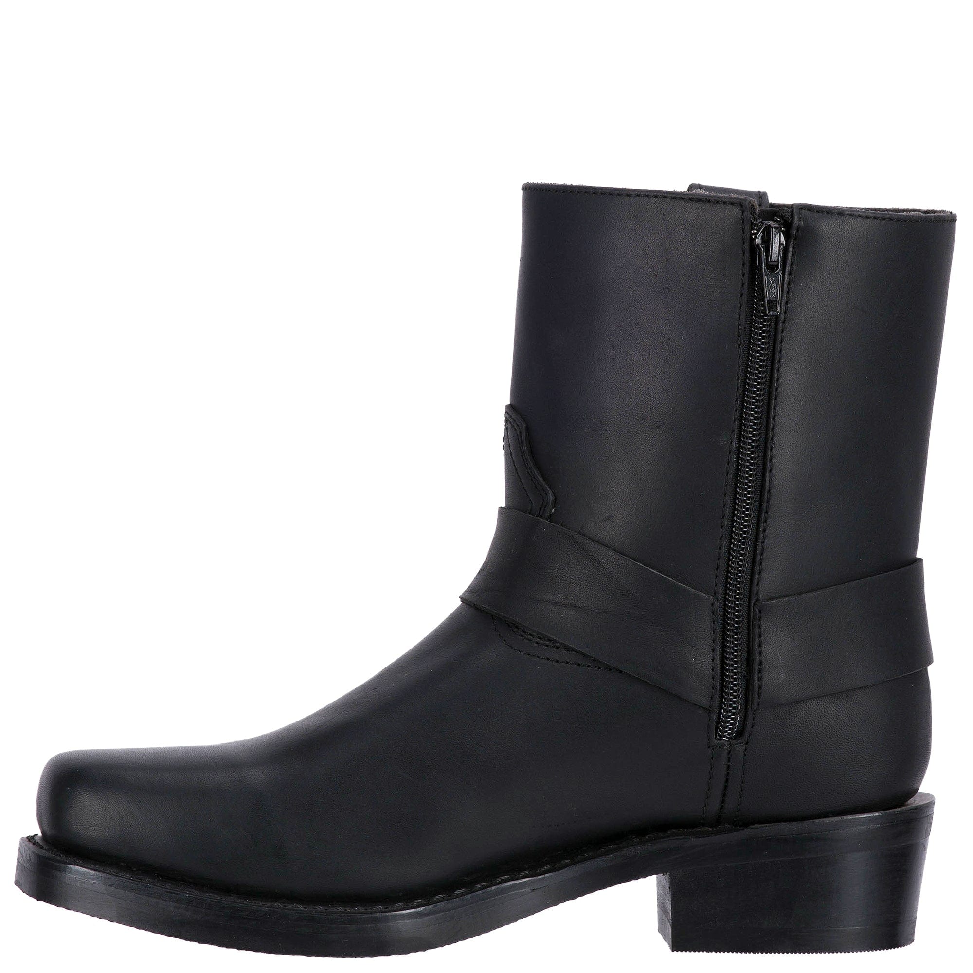 Dingo Men's Rev-Up Black Leather Harness Boots DI19090 - Image 6