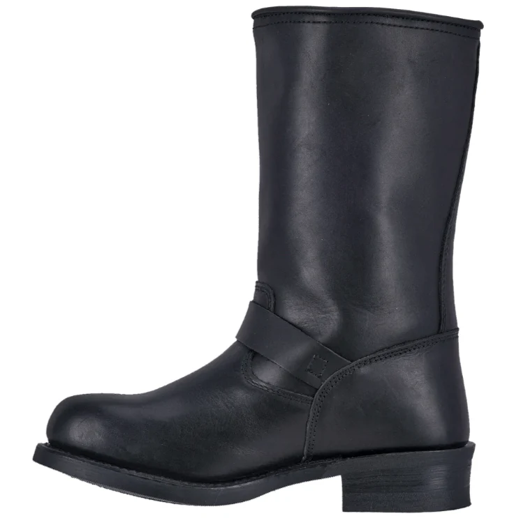 Dingo Men's Rob Black Leather Harness Boots DI19040 - Image 3