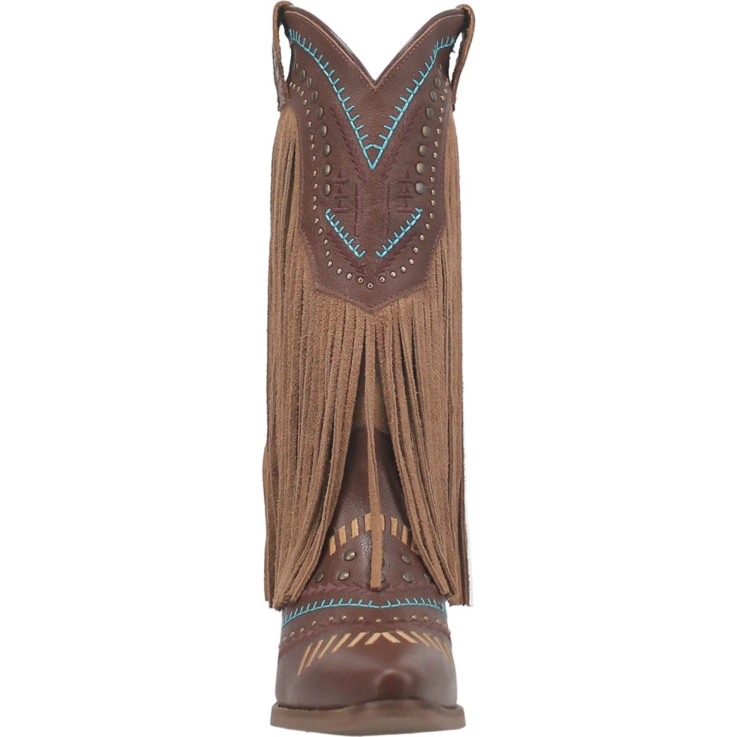 Dingo Women's #Gypsy Brown Fringe Western Boots DI 737 - Image 5