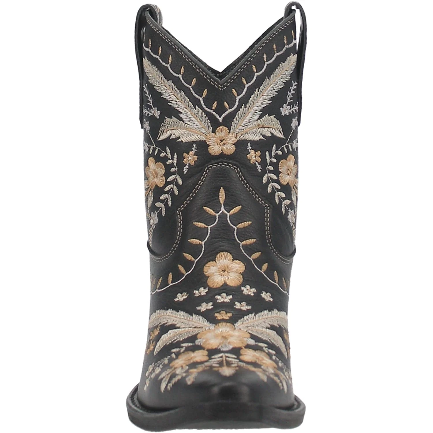 Dingo Women's #Primrose Black Floral Ankle Western Booties DI 748 - Image 3