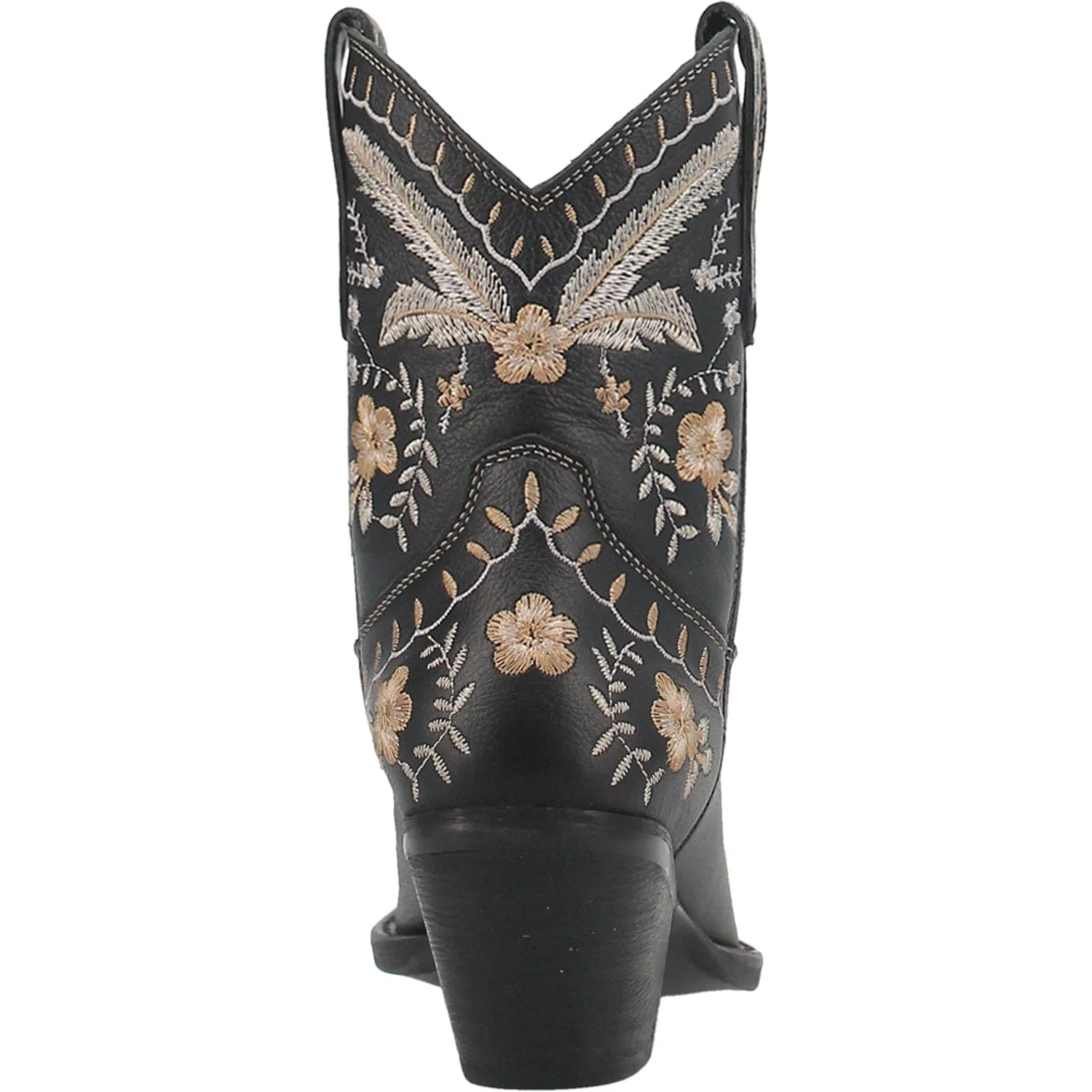 Dingo Women's #Primrose Black Floral Ankle Western Booties DI 748 - Image 5