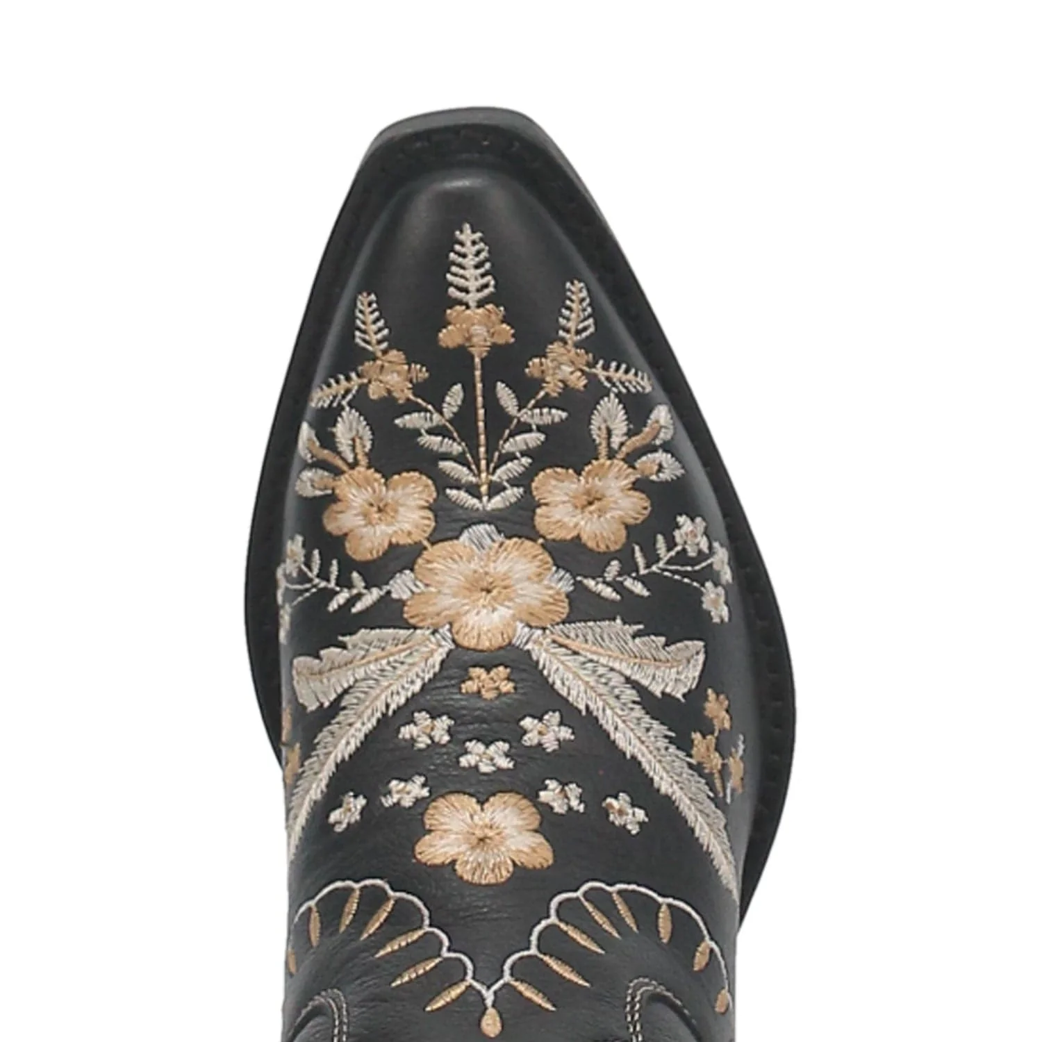 Dingo Women's #Primrose Black Floral Ankle Western Booties DI 748 - Image 6