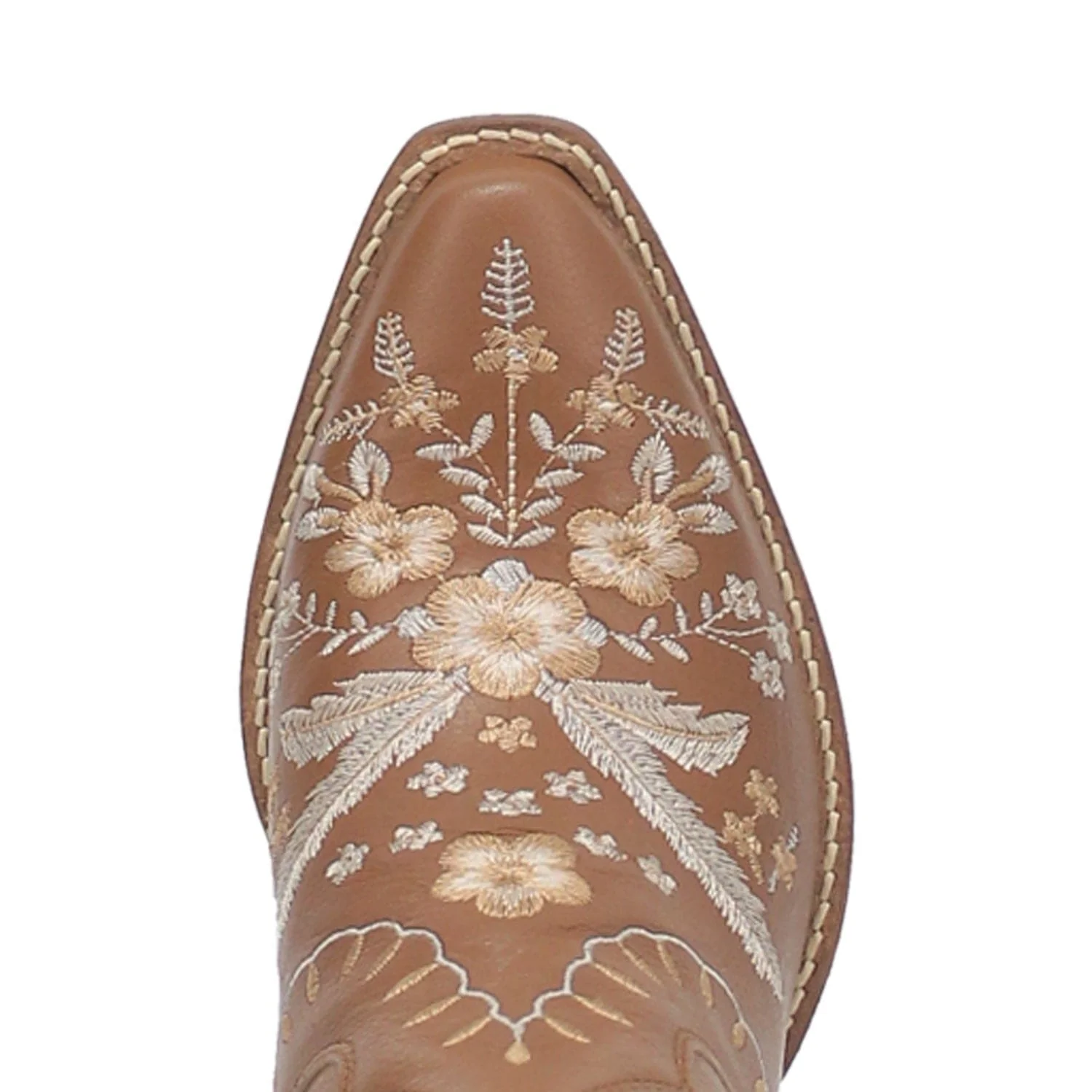 Dingo Women's #Primrose Brown Floral Ankle Western Booties DI 748 - Image 7