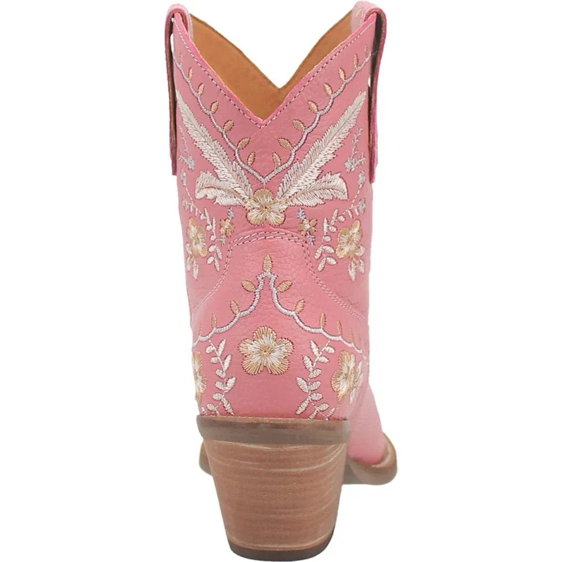 Dingo Women's #Primrose Pink Floral Ankle Western Booties DI 748 - Image 4