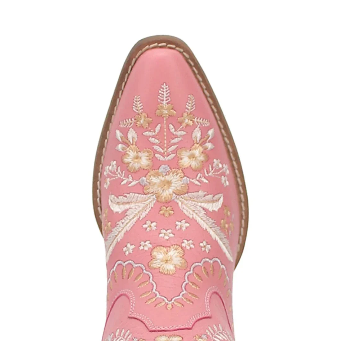 Dingo Women's #Primrose Pink Floral Ankle Western Booties DI 748 - Image 6