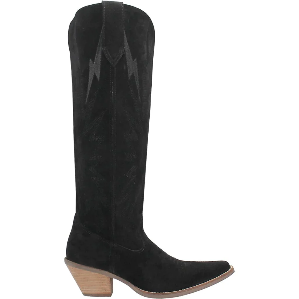 Dingo Women's Thunder Road Black Leather Boot DI 597 - Image 2