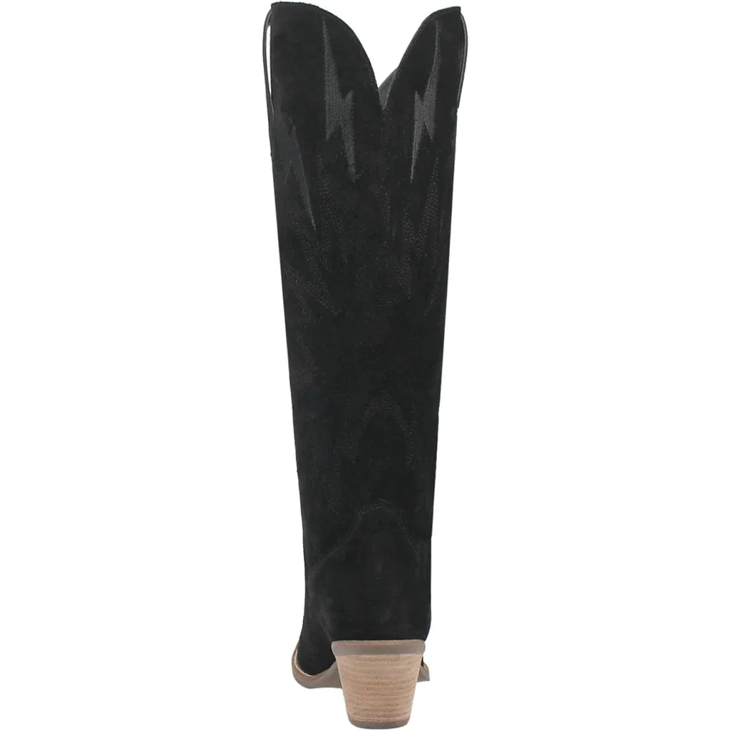 Dingo Women's Thunder Road Black Leather Boot DI 597 - Image 6