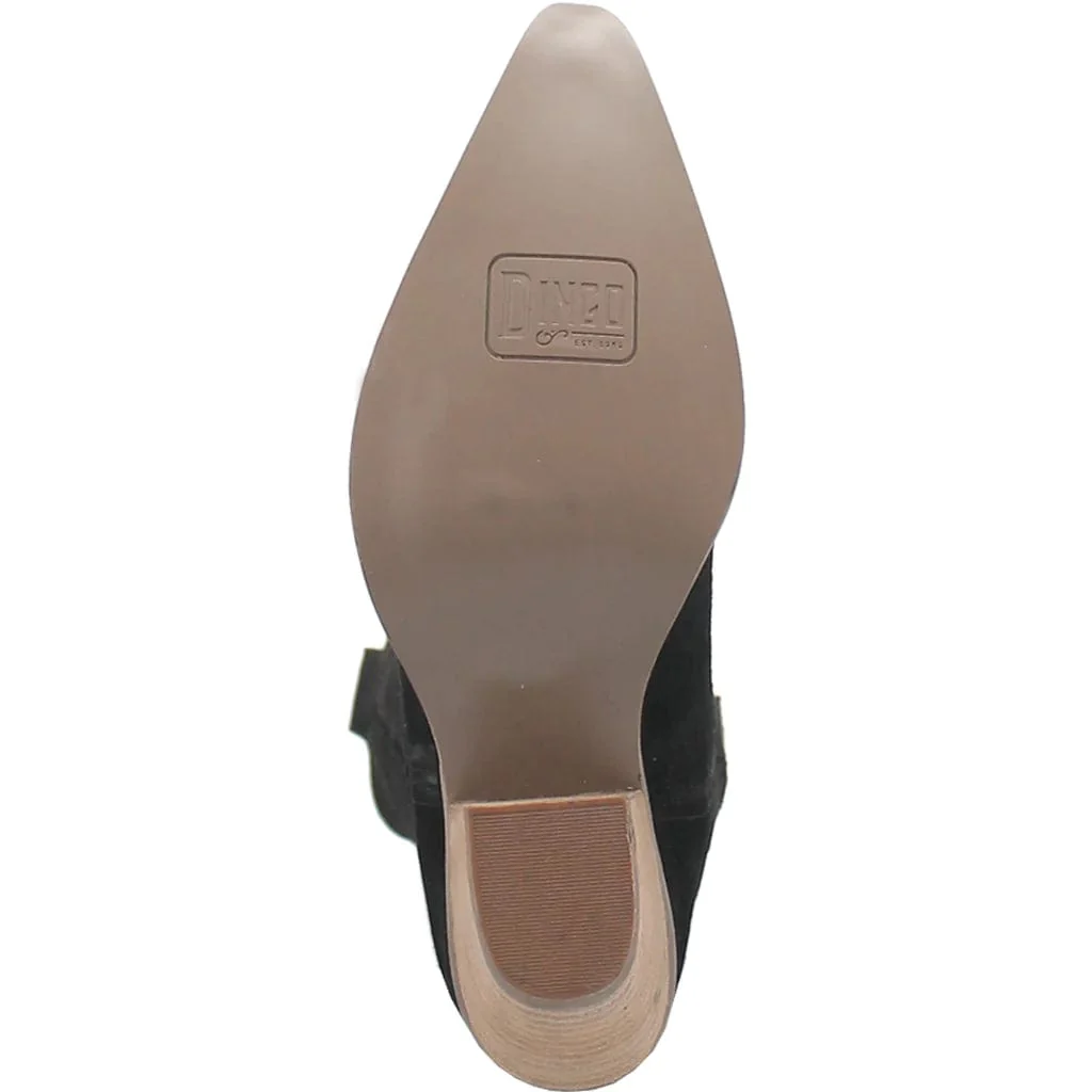 Dingo Women's Thunder Road Black Leather Boot DI 597 - Image 7