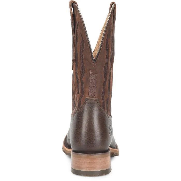Double H Men's Beryl Dark Brown Roper Toe Western Boots DH7032 - Image 6