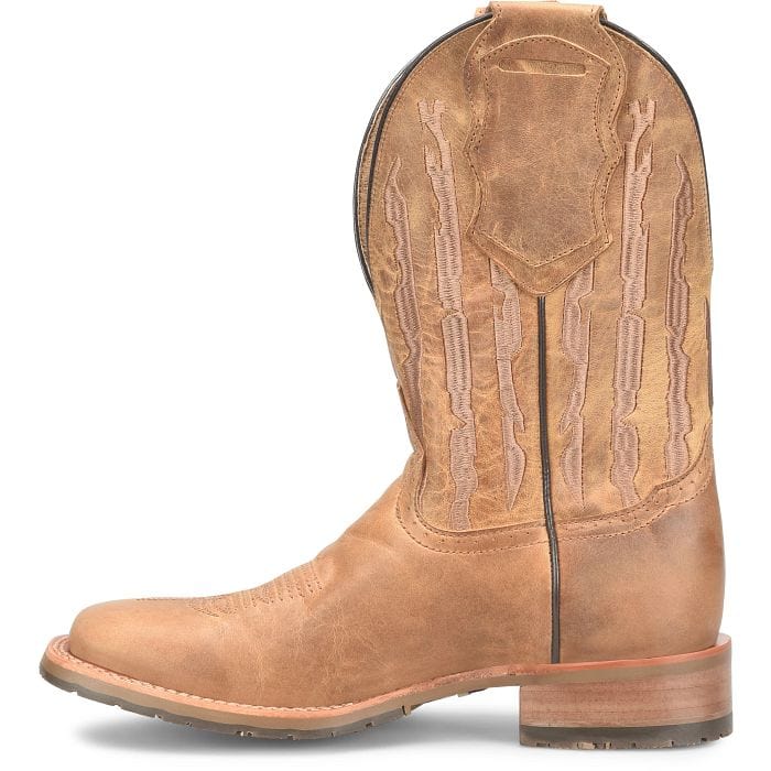 Double H Men's Covada Medium Brown Square Toe Western Boots DH7033 - Image 3