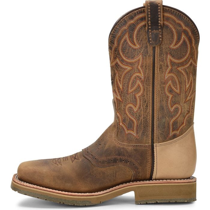 Double H Men's Dwight Brown Steel Toe Work Boots DH3567 - Image 3