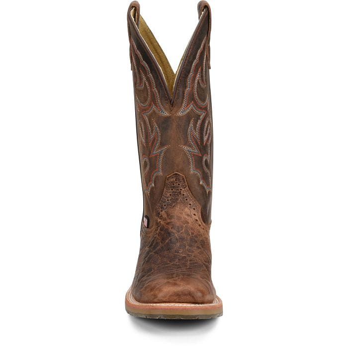 Double H Men's Harshaw Brown Square Toe Work Boots DH4645 - Image 5