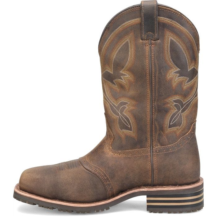 Double H Men's Jeyden Brown Waterproof Composite Toe Work Boots DH5124 - Image 3