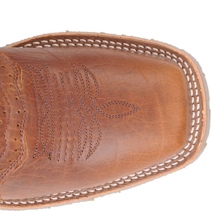 Double H Men's Mickey Brown Square Toe Western Boots DH4400 - Image 4