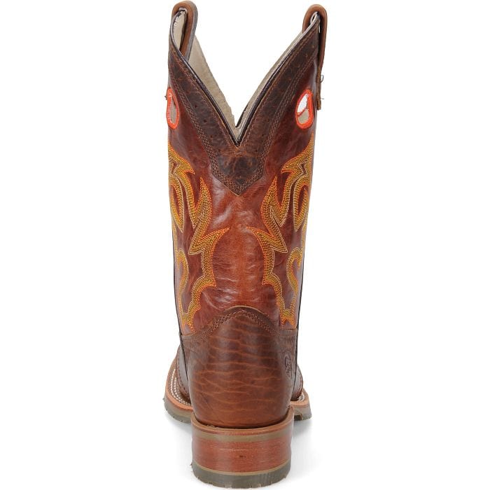Double H Men's Mickey Brown Square Toe Western Boots DH4400 - Image 6