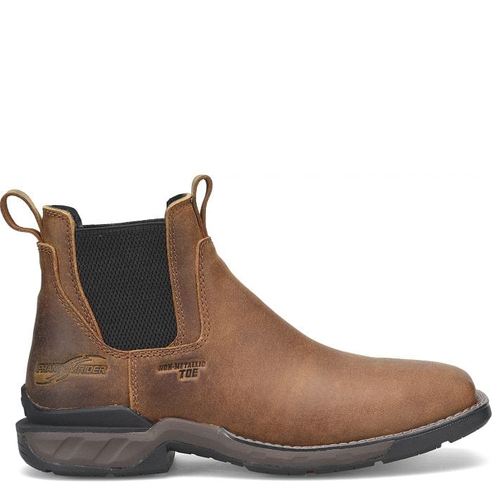 Double H Men's Phantom Rider Heisler Brown Composite Toe Romeo Work Boots DH5368 - Image 2