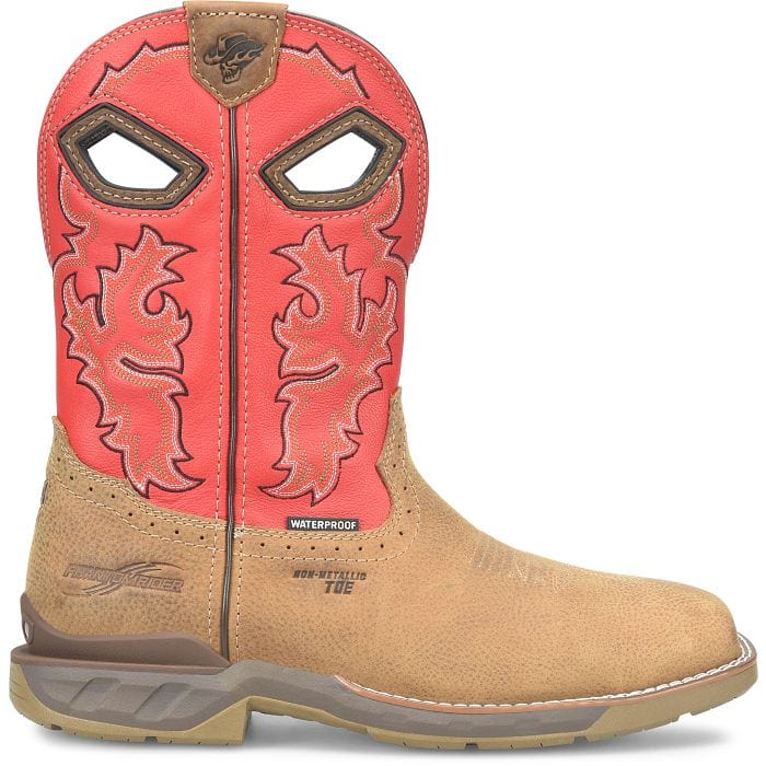 Double H Men's Phantom Rider Henly Red Waterproof Composite Toe Work Boots DH5358 - Image 2