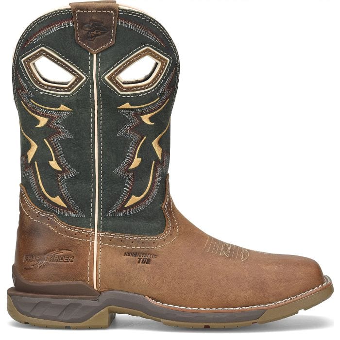 Double H Men's Phantom Rider Kerrick Green Composite Toe Work Boots DH5356 - Image 2