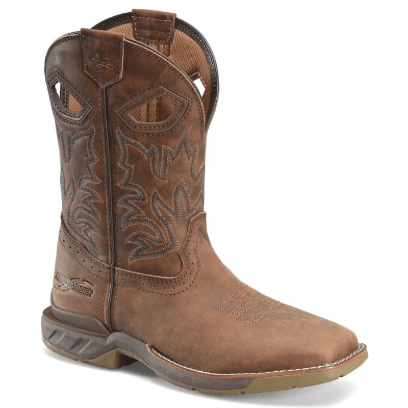 Double H Men's Phantom Rider Portal Brown Square Toe Work Boots DH5382